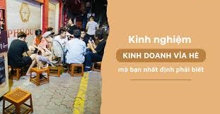 Những điều cần biết trước khi kinh doanh vỉa hè 