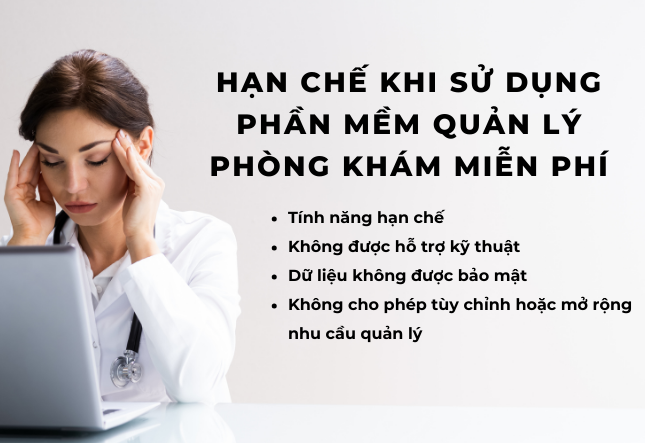 PHẦN MỀM QUẢN LÝ PHÒNG KHÁM MIỄN PHÍ CÓ ĐẢM BẢO SỰ BẢO MẬT?